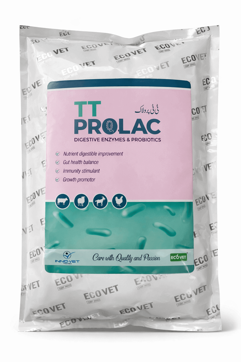 TT Prolac Digestive Enzymes and Probiotics for Poultry and Livestock